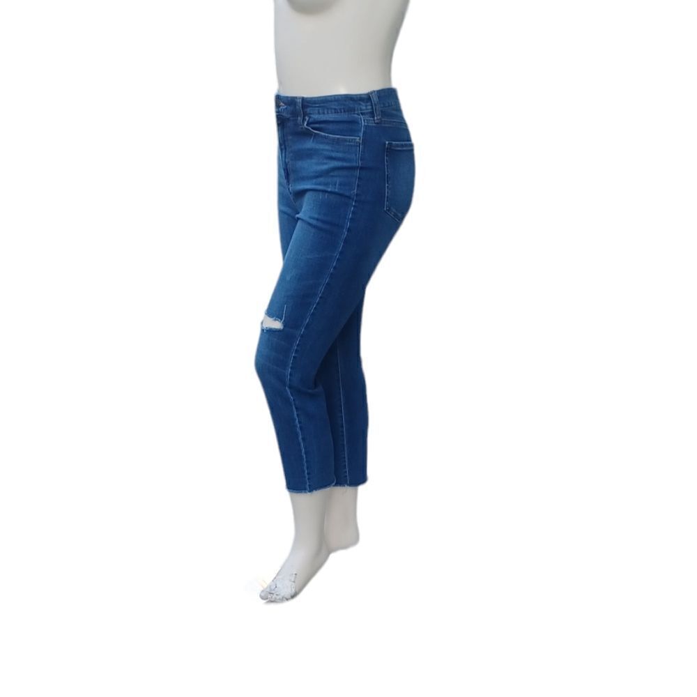 7001634......Scoop Crop Straight leg Jeans Size 14 - Picture 2 of 5